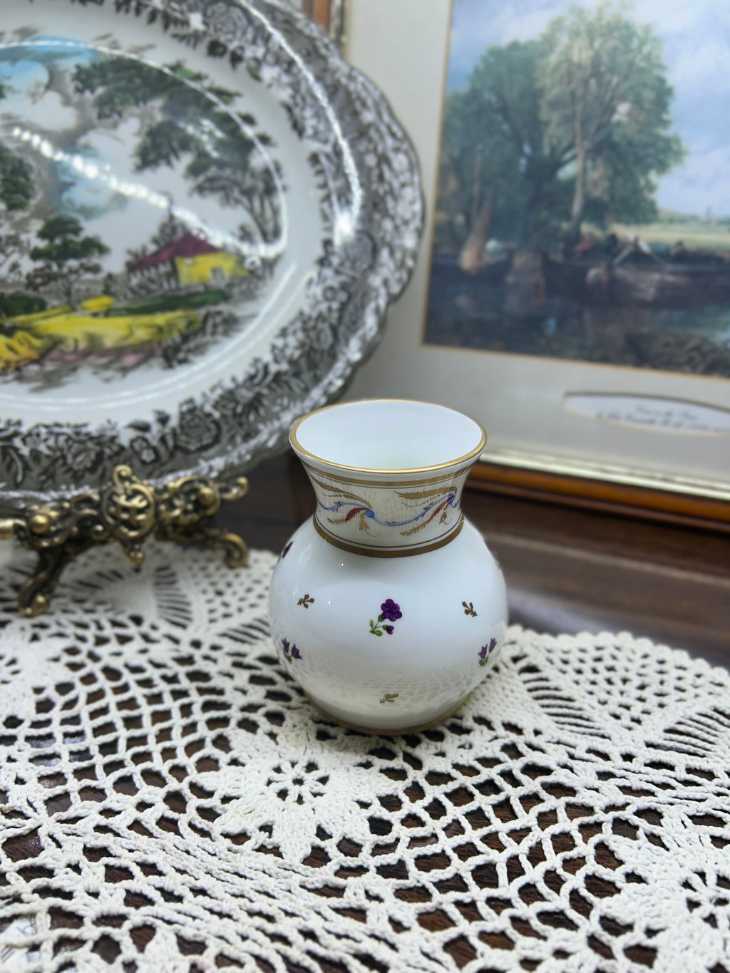 National Trust Fine Bone China Vase — England