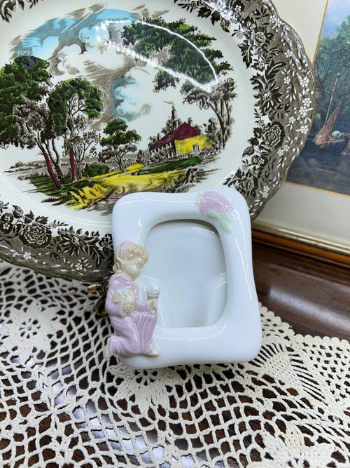 Ceramic photo frame