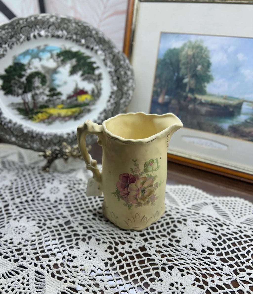 vintage James Kent "Old Foley" ceramic pitcher, crafted in Staffordshire, England.
