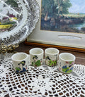 Vintage Japanese hand-painted geisha egg cups