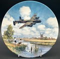Royal Doulton “Lancaster Low Overload” Collector Plate Heroes Of The Sky Limited Edition 8”