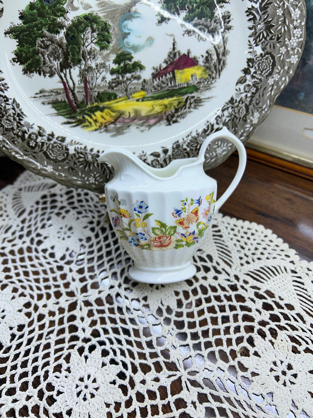 Aynsley - Cottage Garden - Milk Jug (Narrow Base)