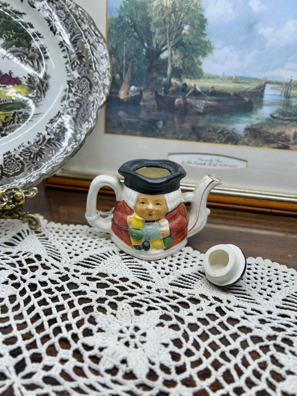 Vintage Staffordshire Shorter & Sons Toby Tea Pot