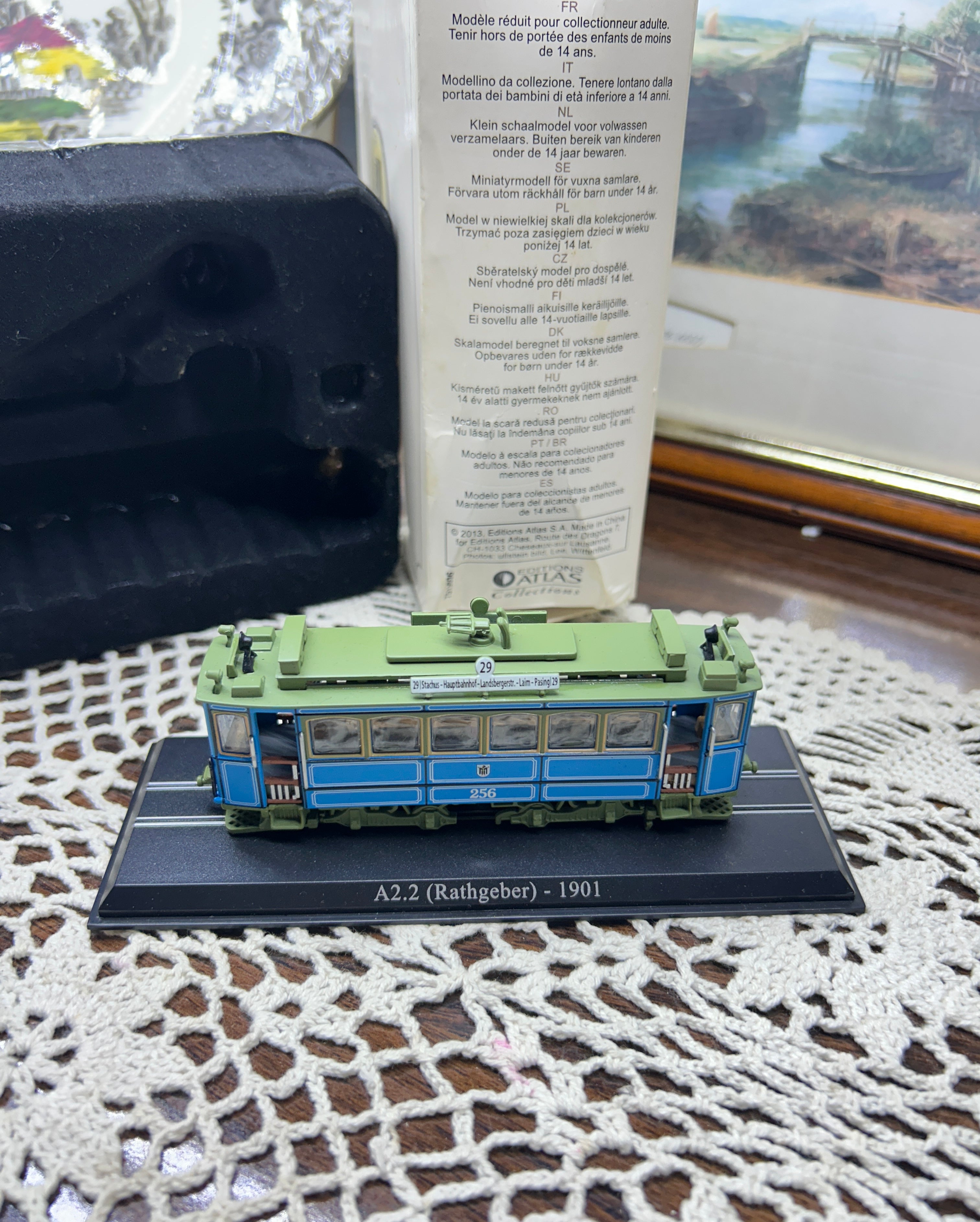1/87 scale Atlas Editions A2.2 Rathgeber 1901 model tram