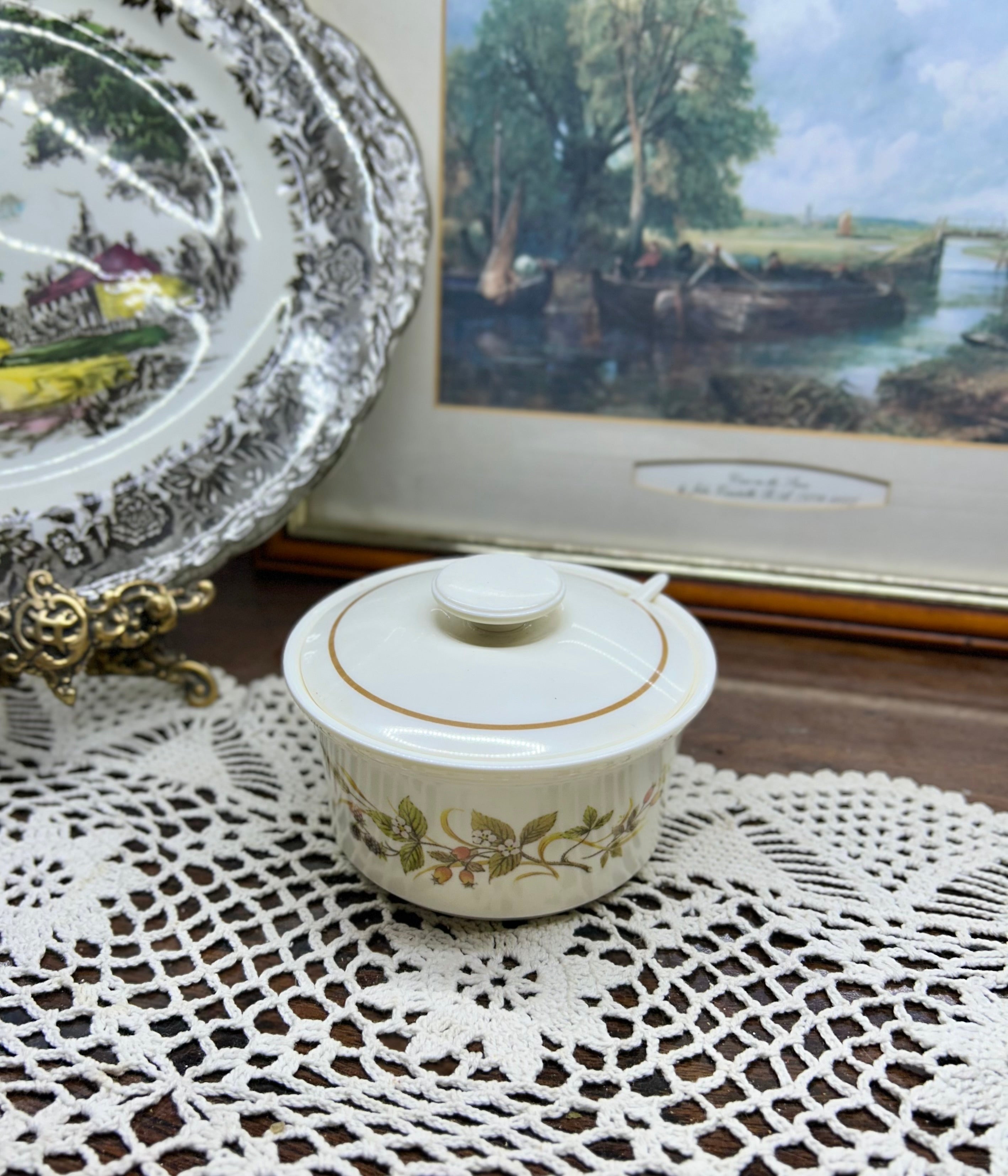 Marks and Spencer (M&S) Harvest Melamine Lidded Sugar Pot