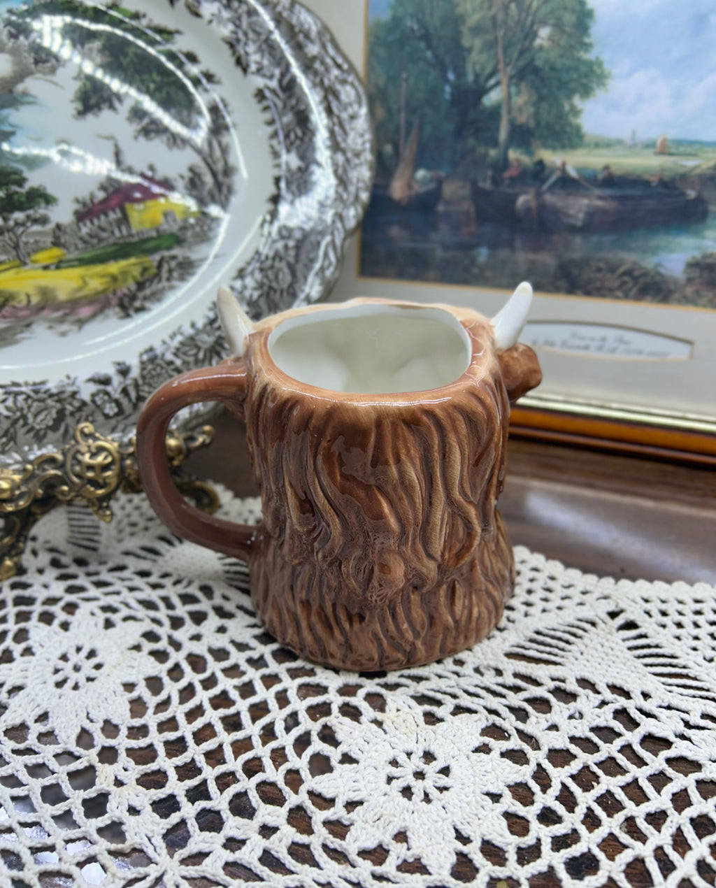 George Home Highland ceramic 3D Cow Shaped Mug