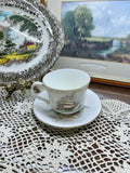 Vintage Elizabethan “sailing ship” large teacup and saucer set — England