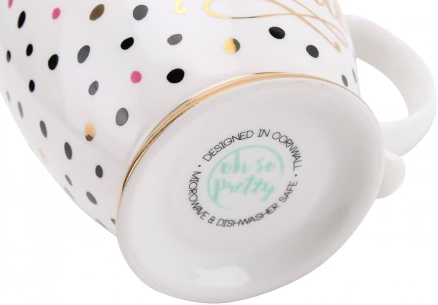 “There's Too Much Tea In My Prosecco Mug” from the ‘Oh so pretty’. Collection.